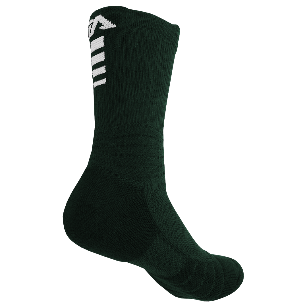 iAthletic Elite Performance Socks - Green/Green/White