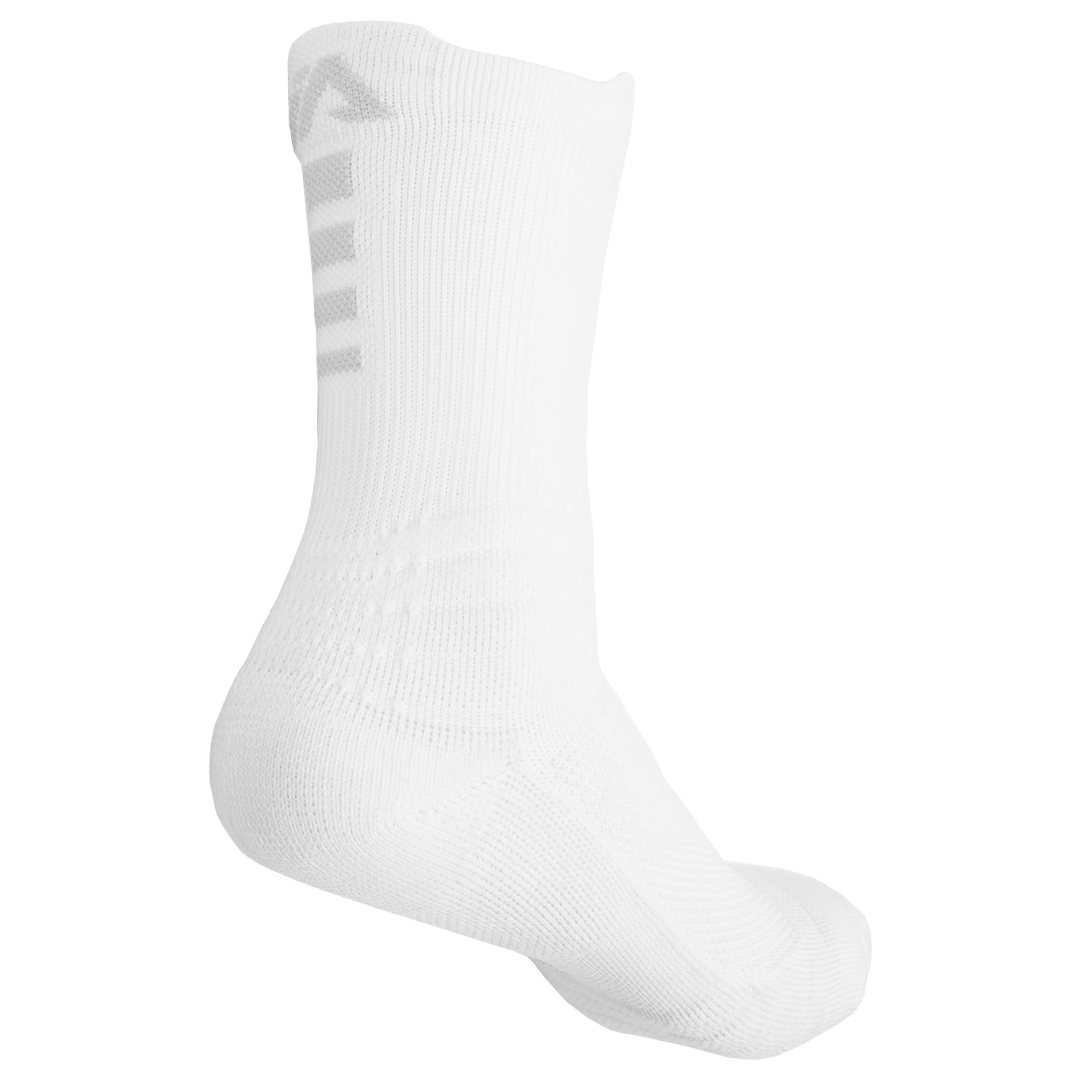 iAthletic Elite Performance Socks - White/White/Grey