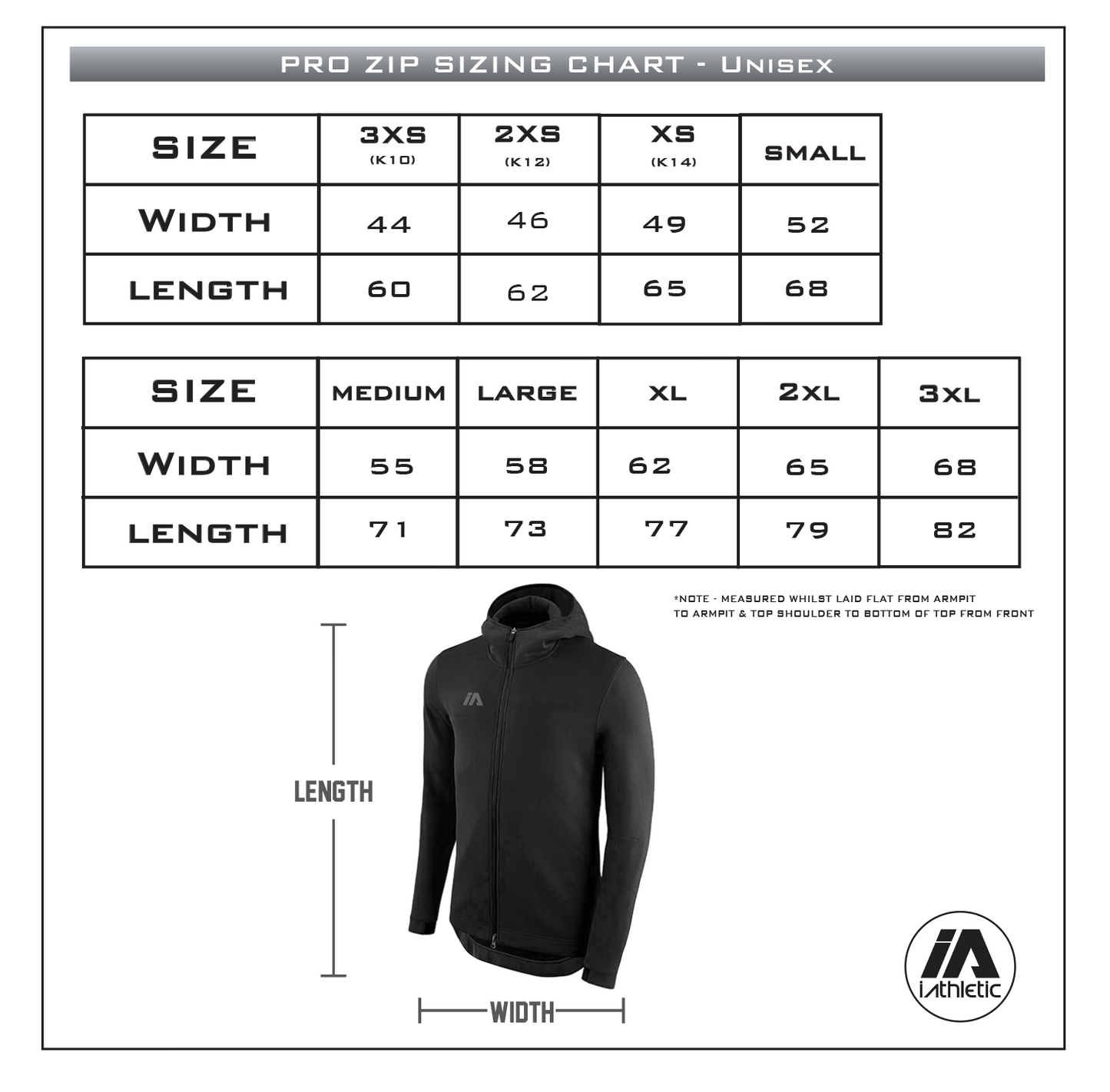 iAthletic ProTech Zip Hoodie - Black