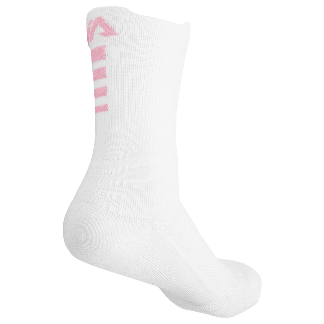 iAthletic Elite Performance Socks - White/White/Pink