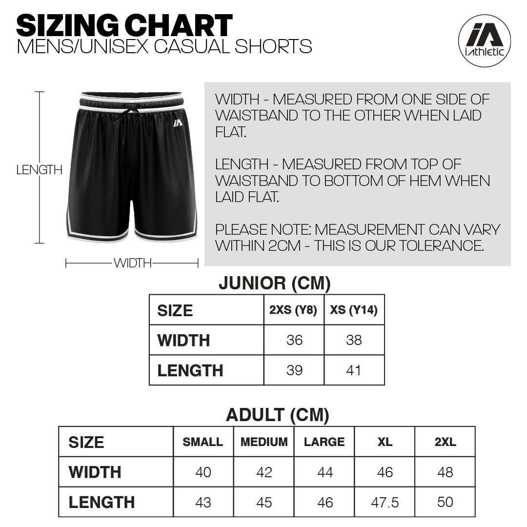 iAthletic Casual Basketball Shorts Men's - Pink/White