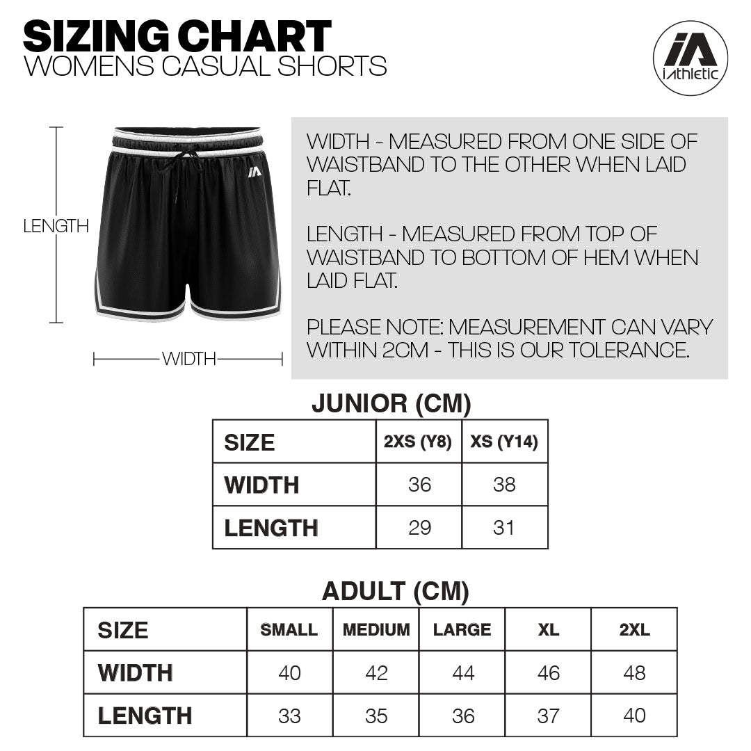 iAthletic Casual Basketball Shorts Women's - Navy/Navy