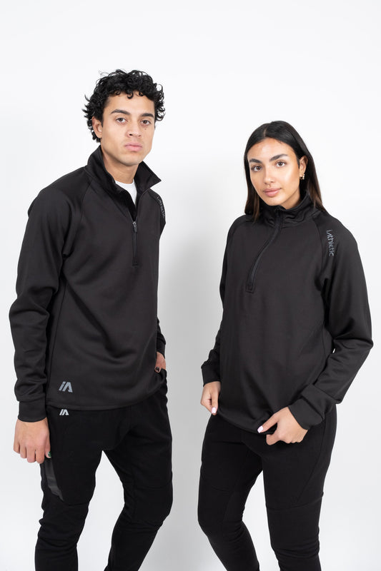 iAthletic ProTech Quarter Zip Jacket - Black