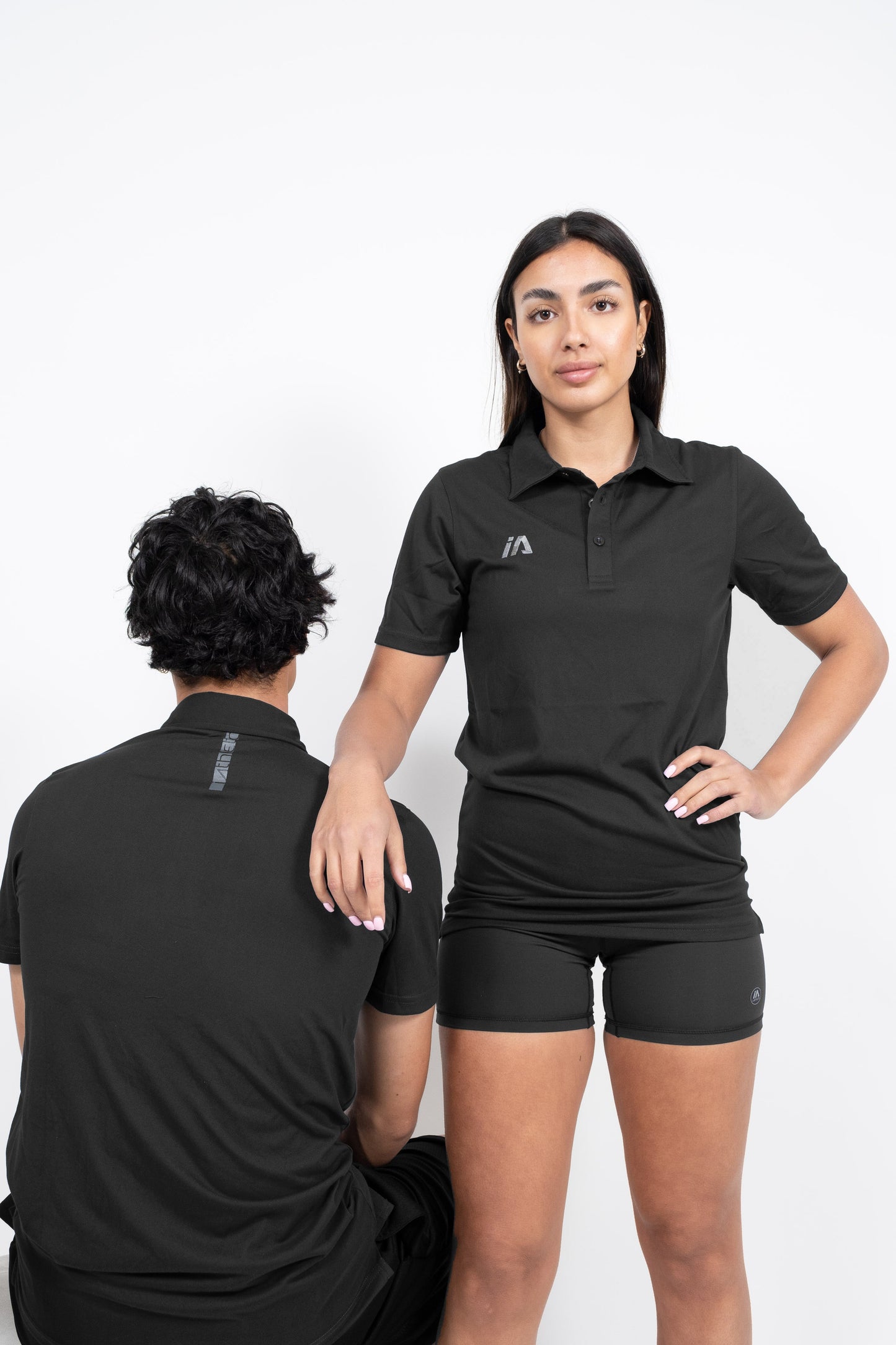 iAthletic ProTech Polo - Black Marle