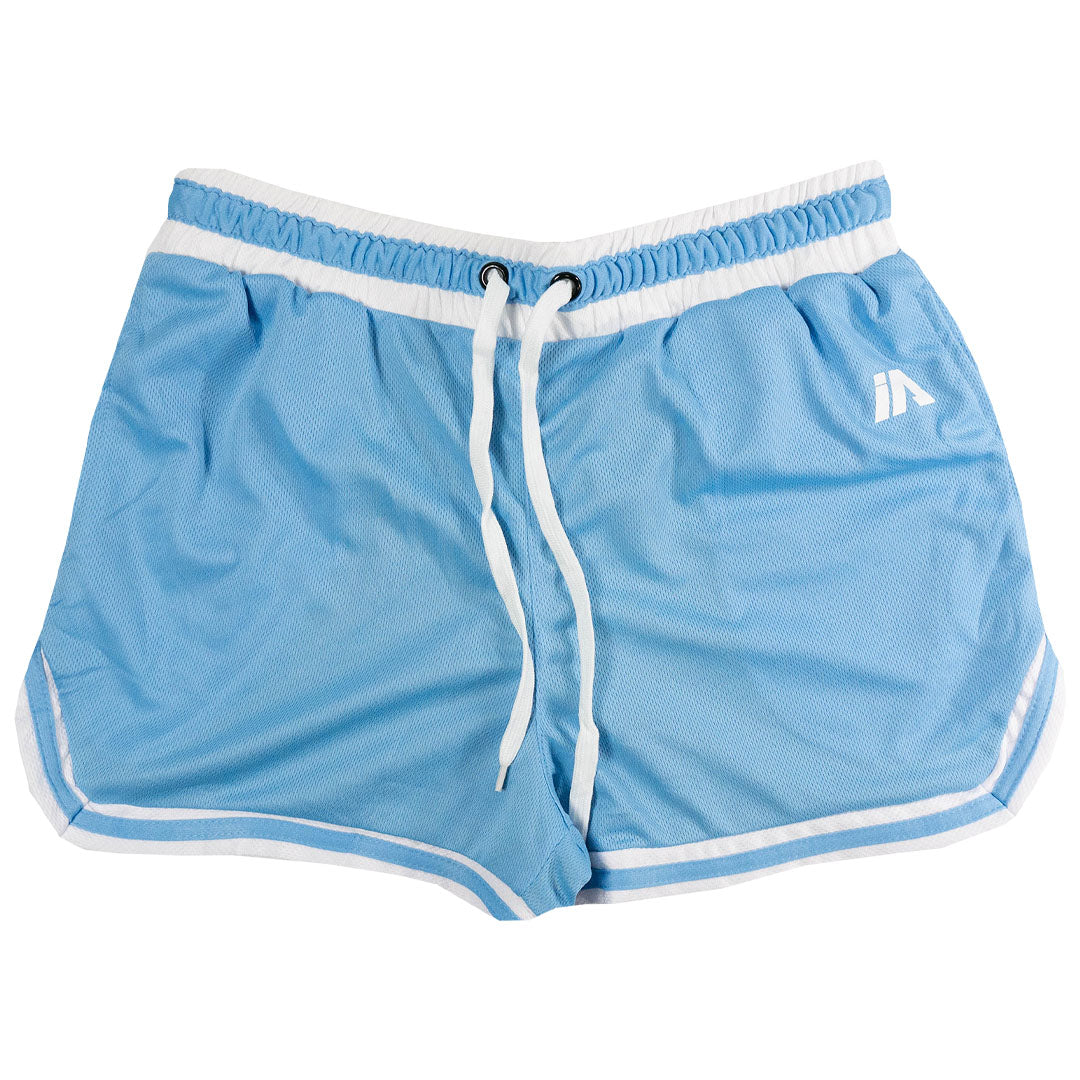 iAthletic Casual Basketball Shorts Womens - Carolina/White